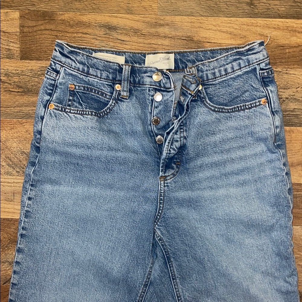 Universal Threads Highest Straight Angle Jeans Si… - image 2